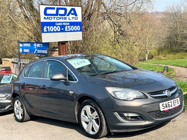 2012 (62) Vauxhall Astra 1.6 16v SRi Hatchback 5dr Petrol Manual Euro 5 (115 ps)